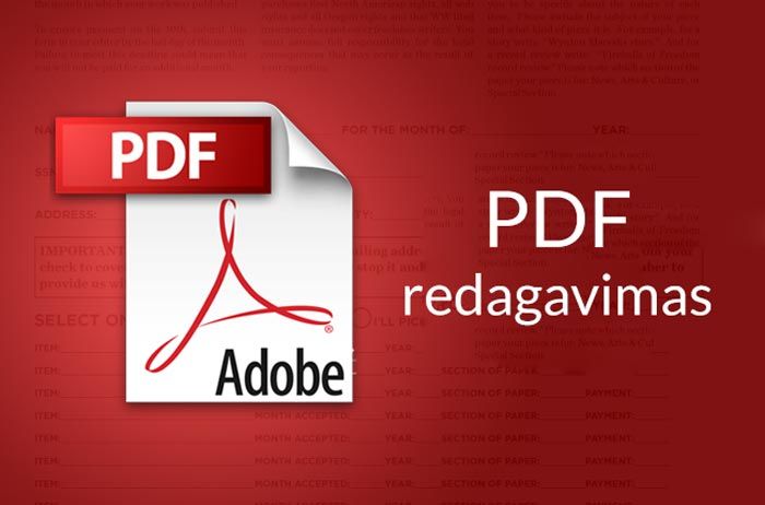 Nemokama programa, leidžianti redaguoti PDF failus